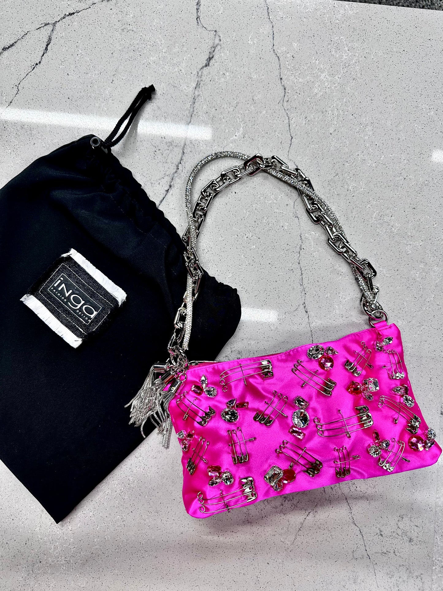Amaya Papaya Pins Shoulder Bag