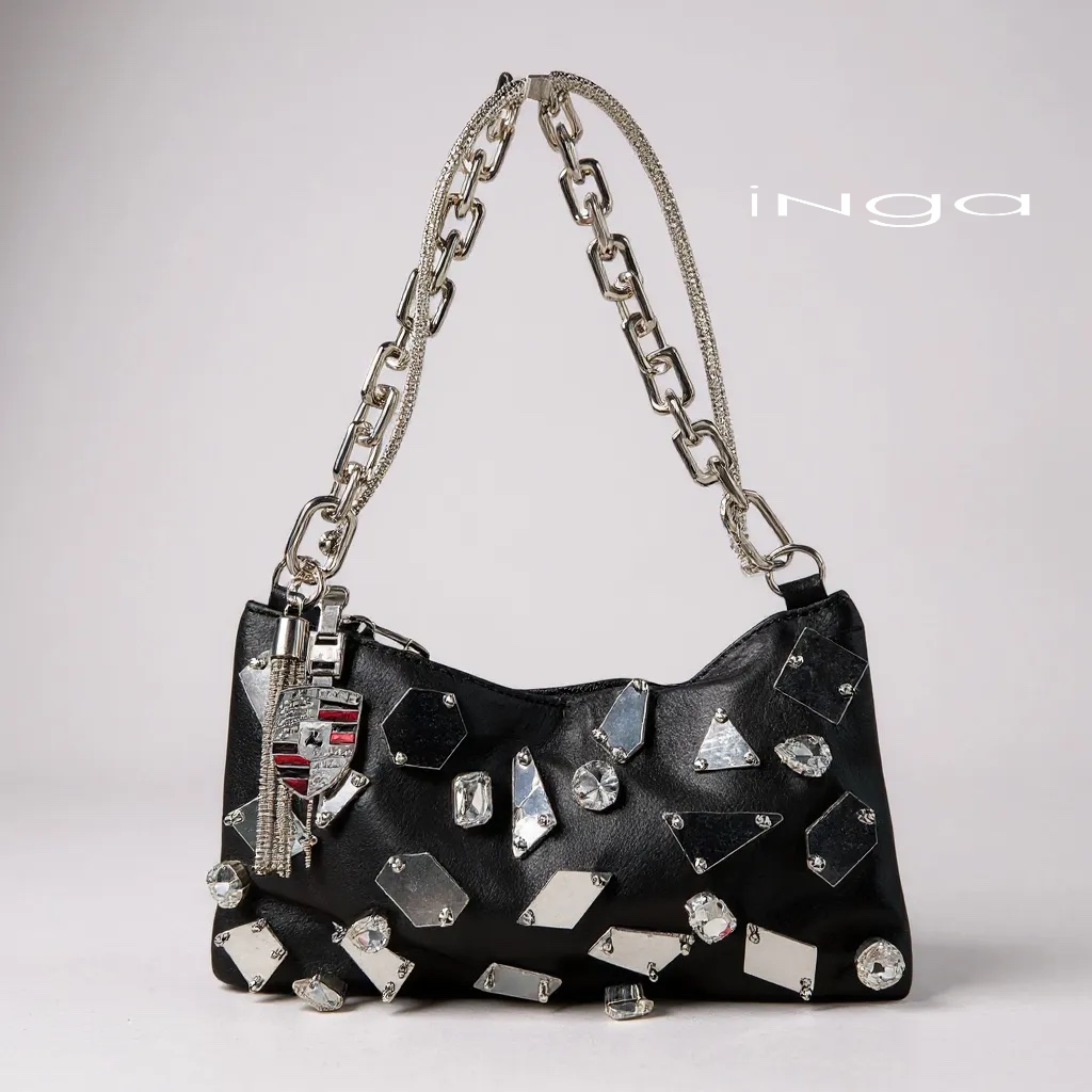 Porsche Glass Mirror Shoulder Bag