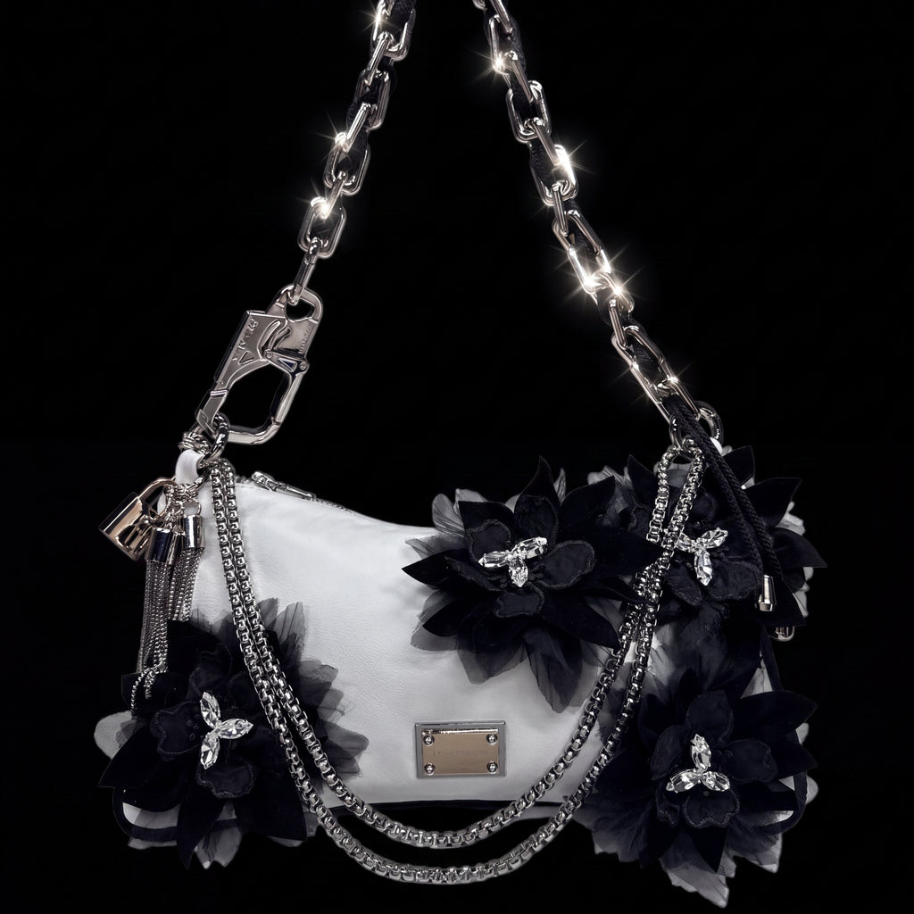 Blanc de Noir Leather Bag