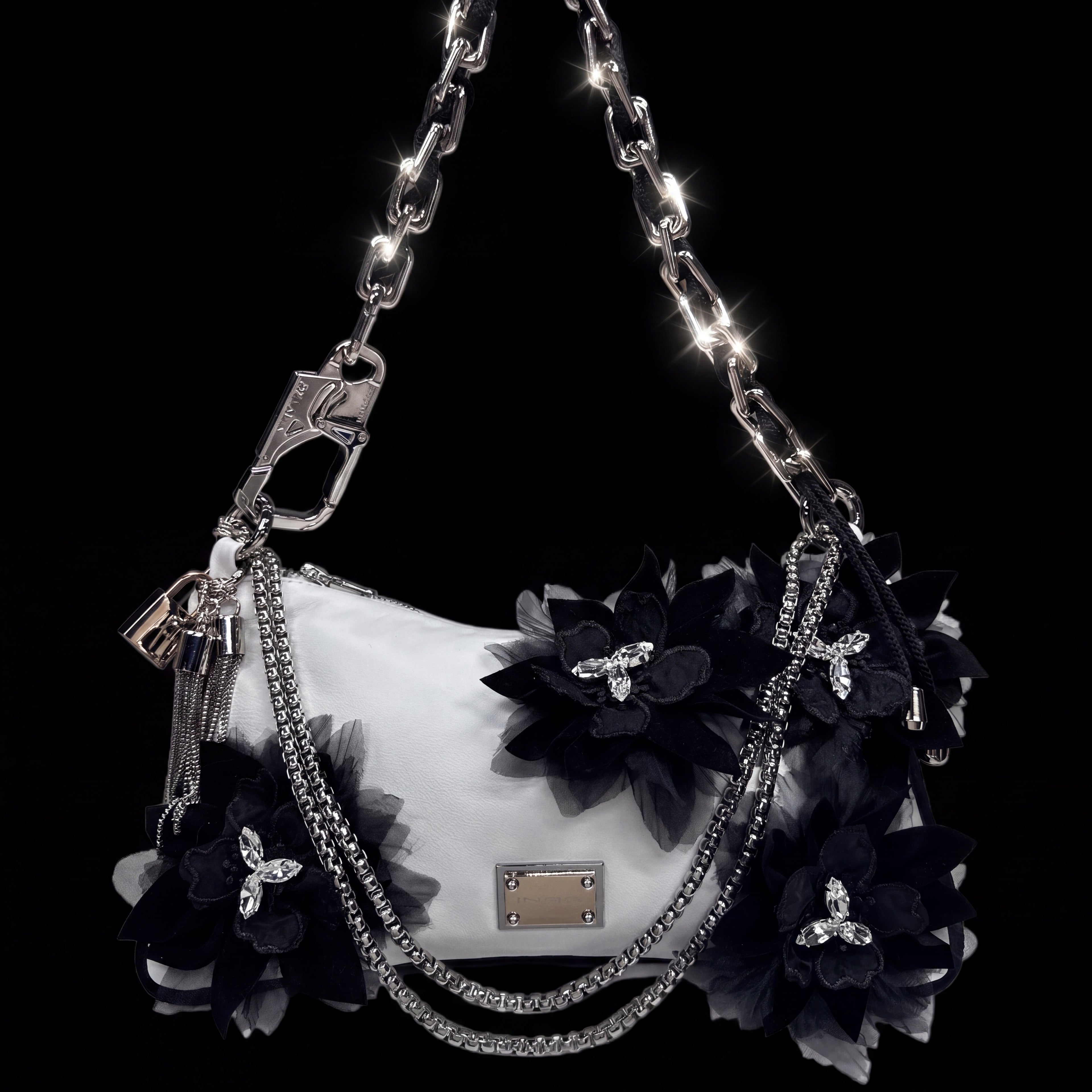 Blanc de Noir Leather Bag