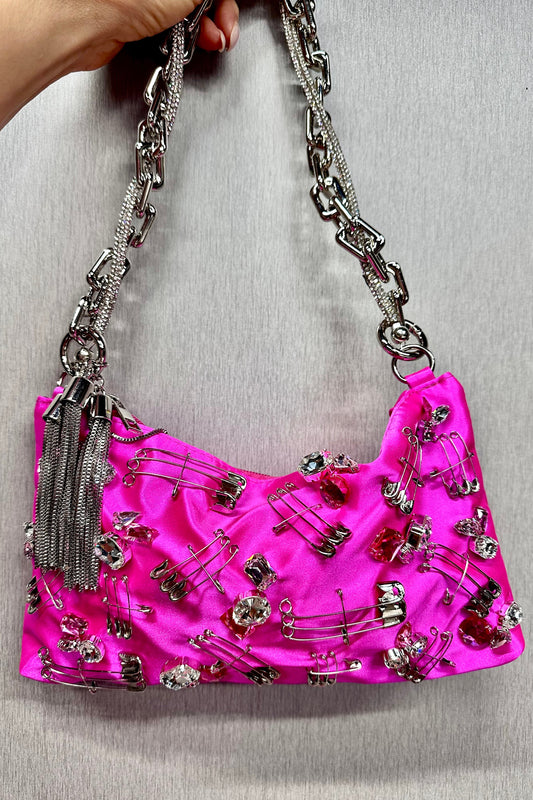 Amaya Papaya Pins Shoulder Bag