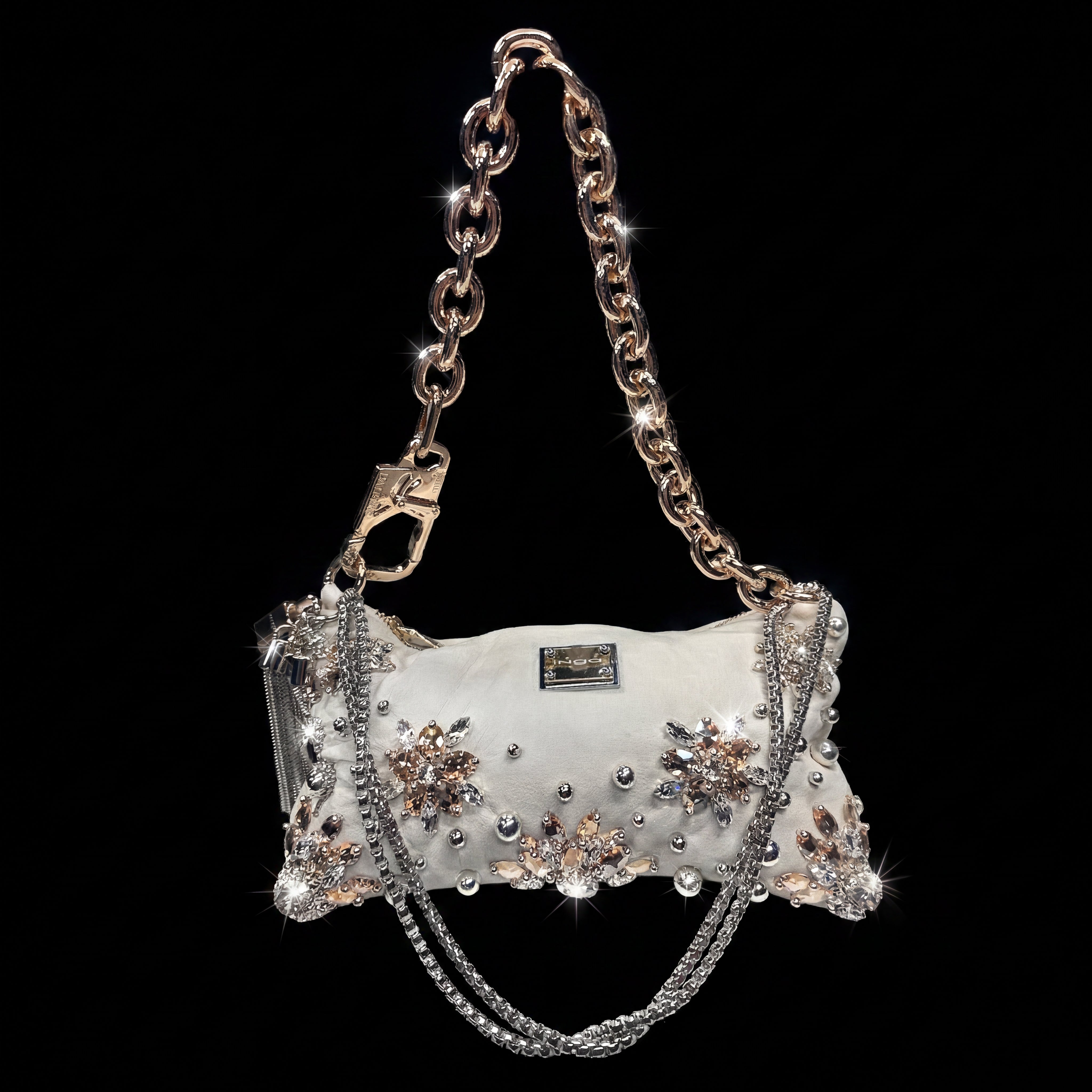 Blanc de Blancs Leather Bag – Inga Fashion Design