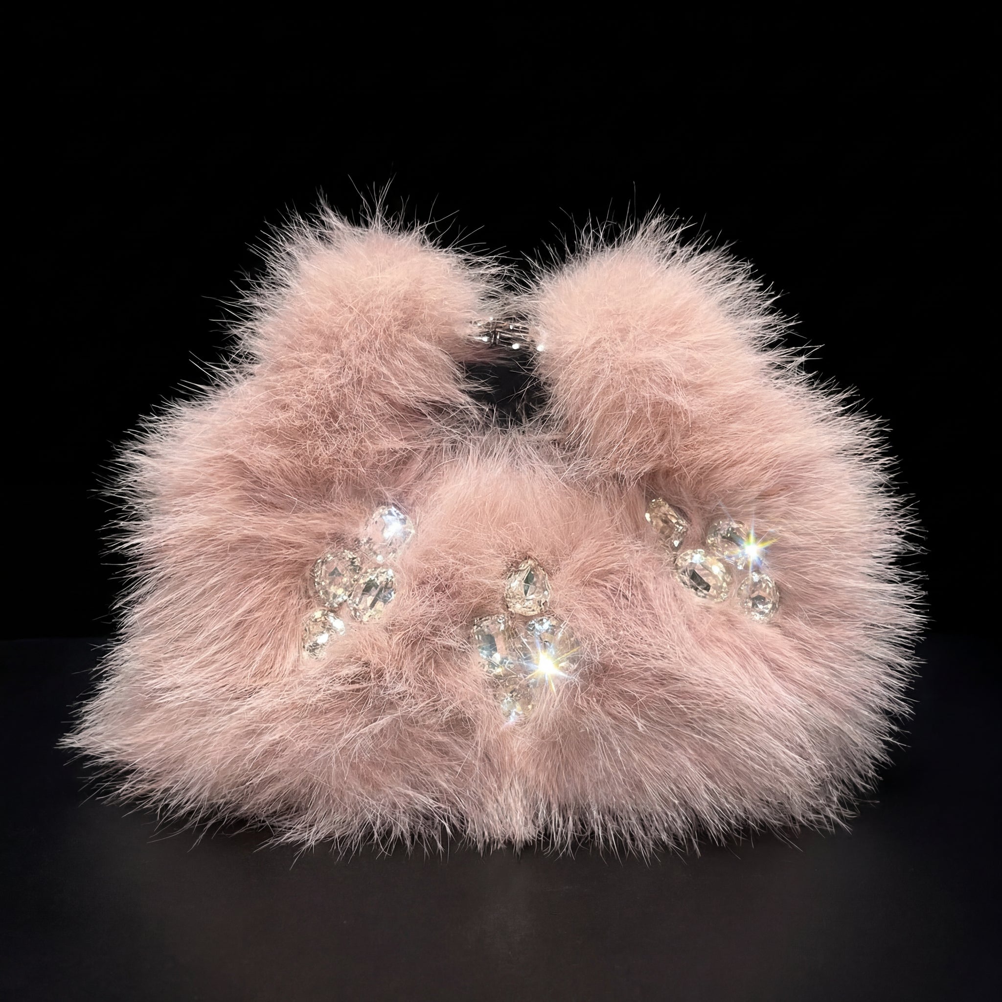 Malibu Blush Faux Fur Bag