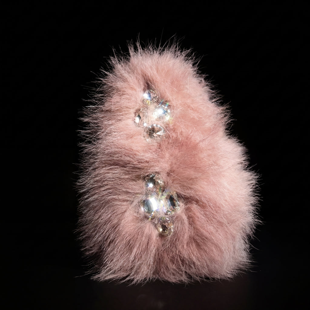 Malibu Blush Faux Fur Bag