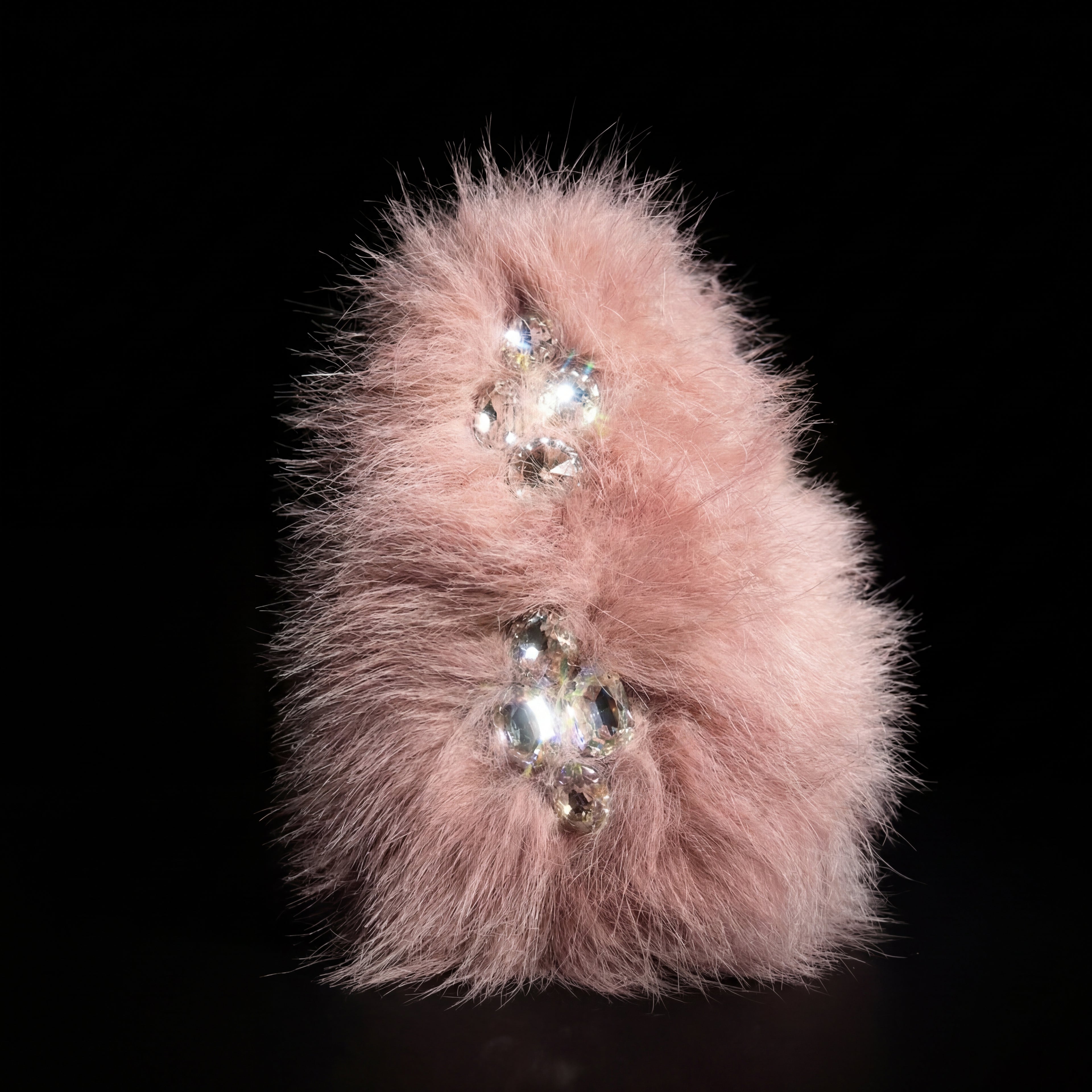 Malibu Blush Faux Fur Bag