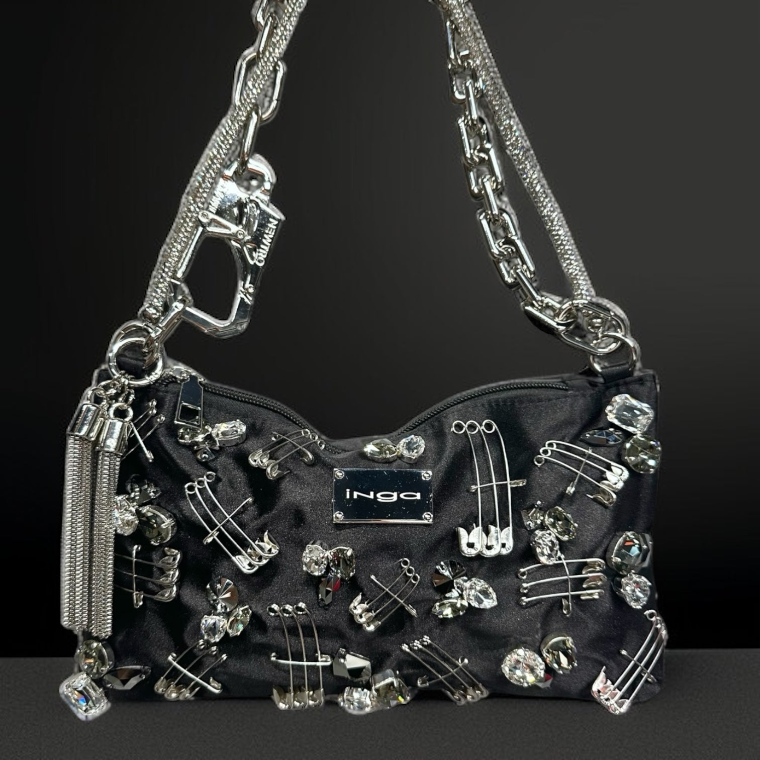 Mulholland Pins Bag Silver