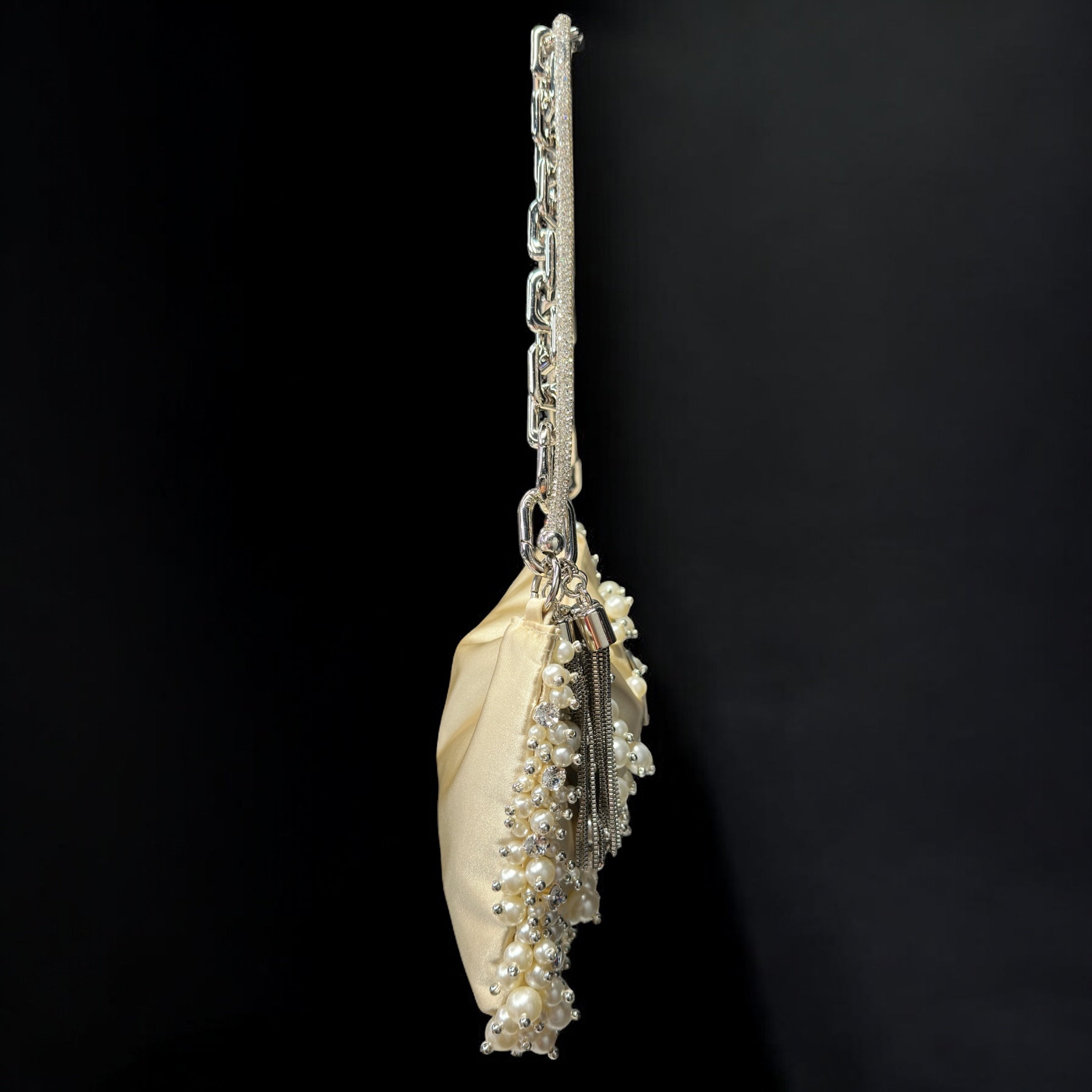 Beverly Champagne Pearls Bag