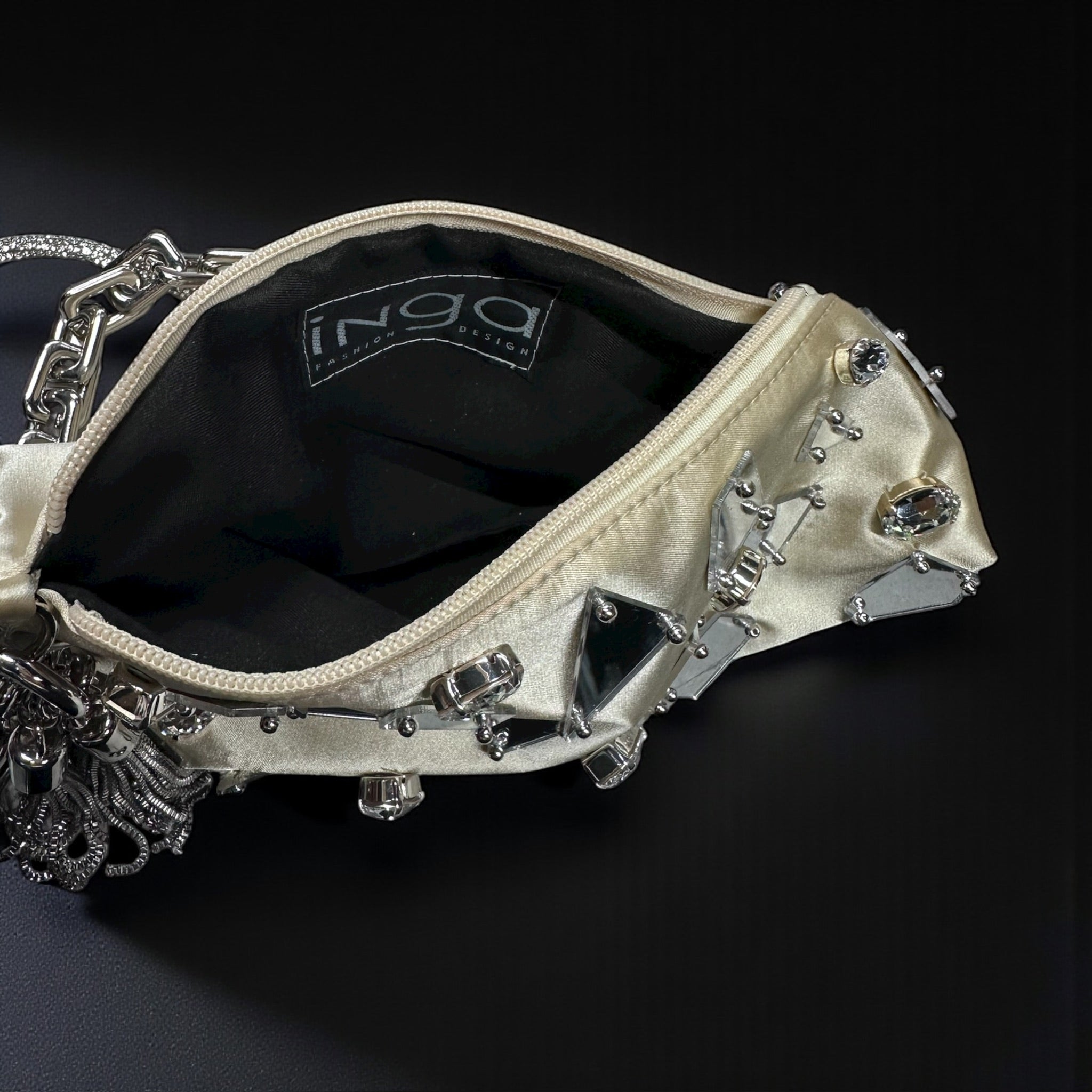 Champagne Class Mirror Shoulder Bag