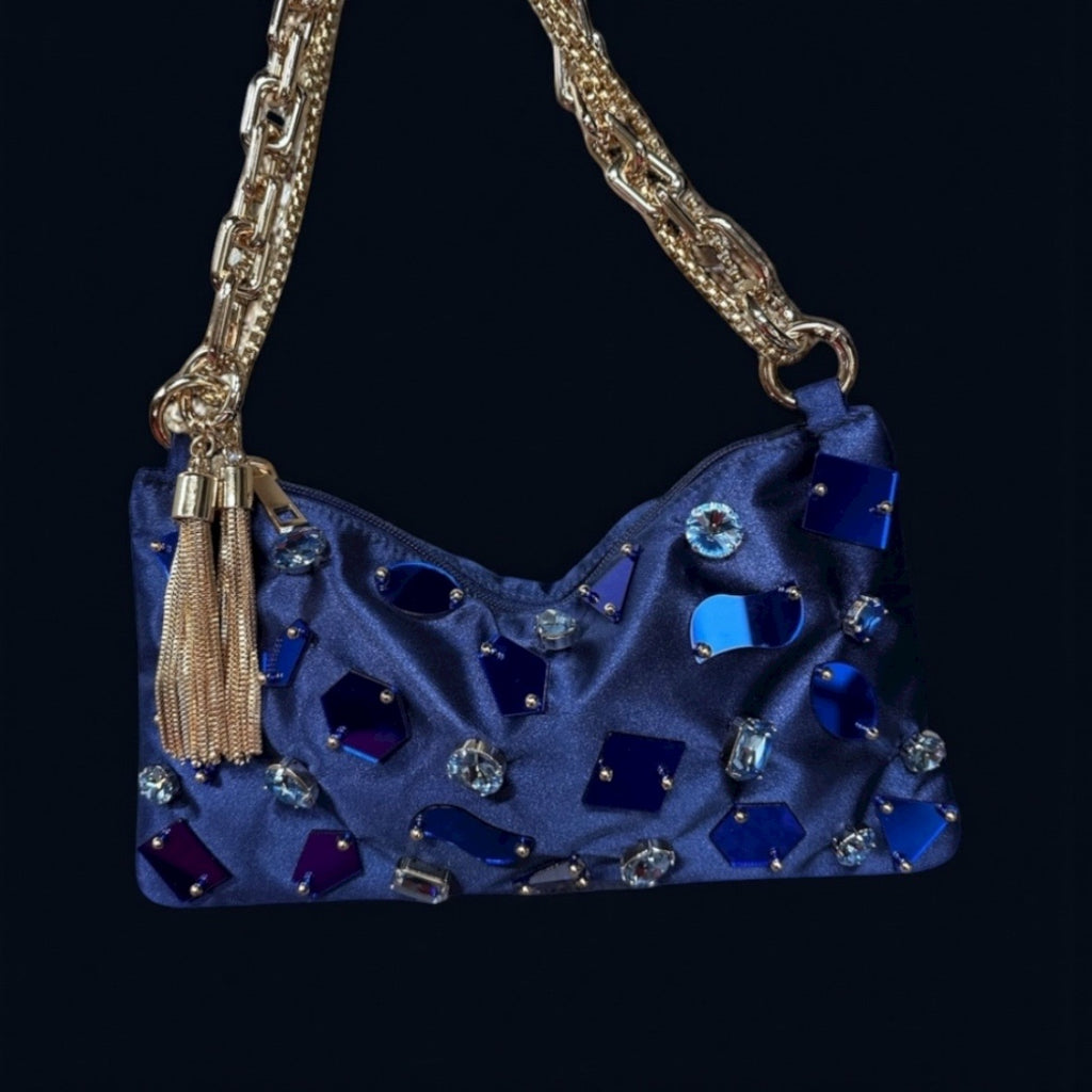 Ocean Avenue Glass Shoulder Bag