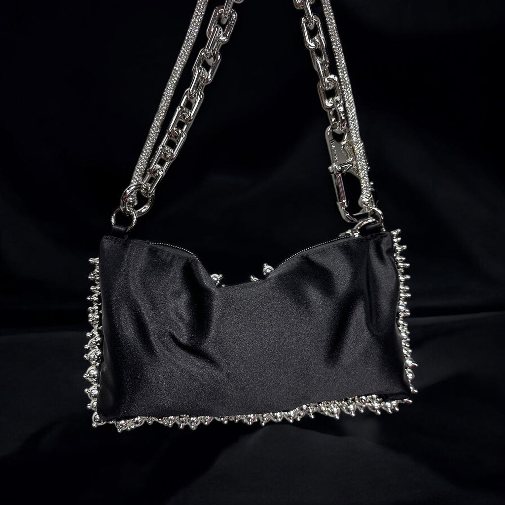 Beverly Chrome Pearl Bag