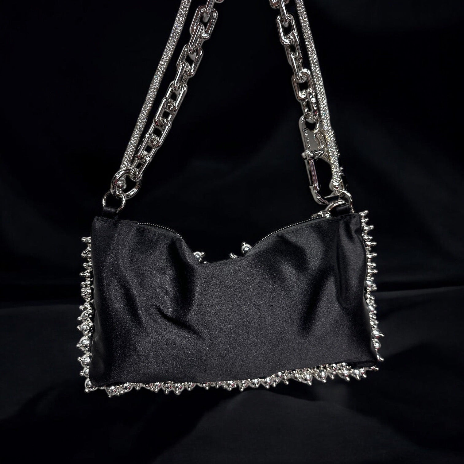 Beverly Chrome Pearl Bag