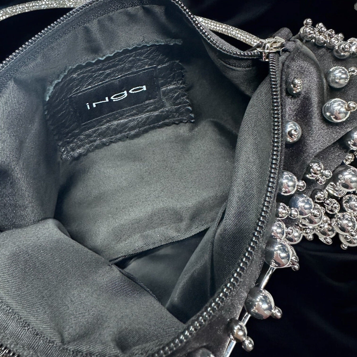 Beverly Chrome Pearl Bag