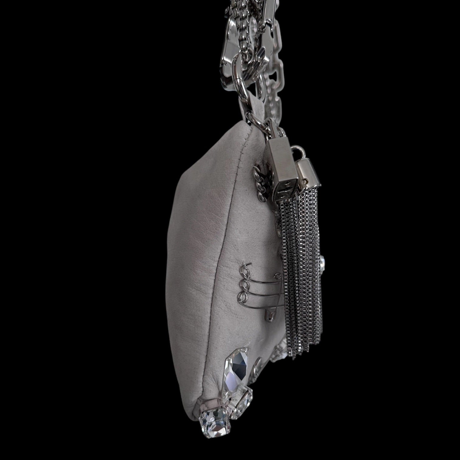 Blanc de Blancs Leather Bag