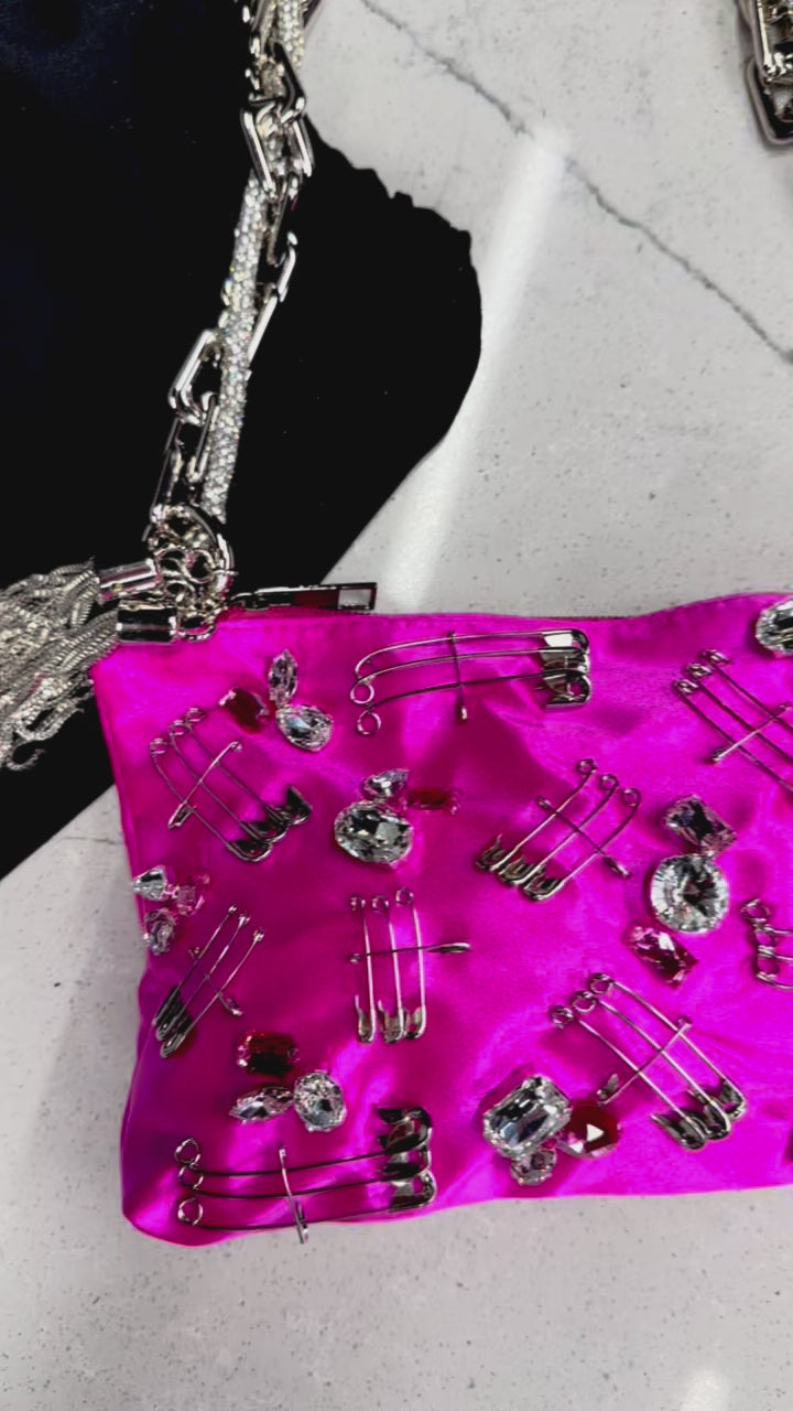 Amaya Papaya Pins Shoulder Bag